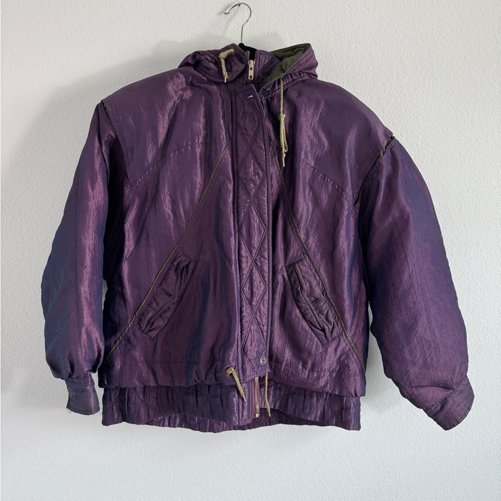 Vintage Braetan Men’s‎ Purple Windbreaker Jacket Size Medium
